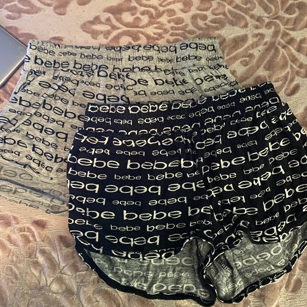 bebe two pack shorts